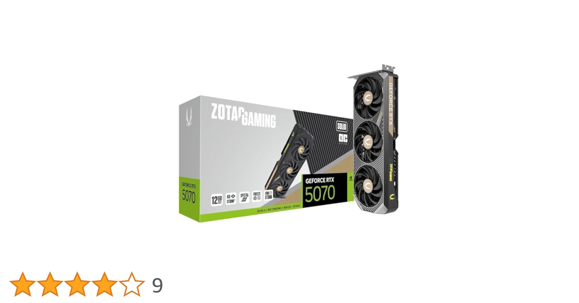 【最安値】ZOTAC GAMING GeForce RTX 5070 12GB ZOTAC GAMING GeForce RTX 5070 SOLID OC | パソコン工房【公式